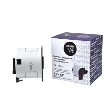 Brother DK1202 Étiquettes de papier, rouleau de 300 - Goodshop Canada